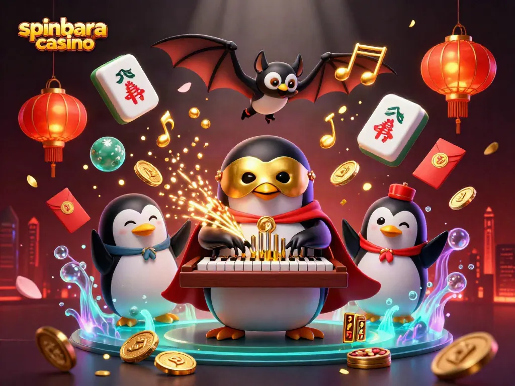 Enjoy thrilling gameplay at spinbara casino with vibrant colors and dynamic casino elements in 3D!
